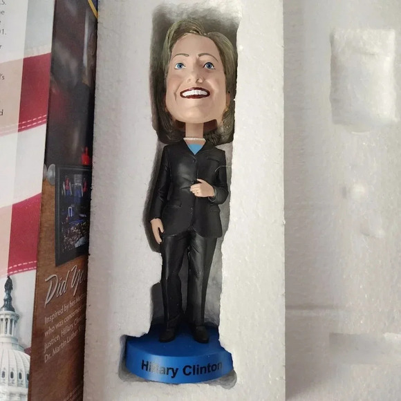 Hillary Rodham Clinton Bobblehead 2016 Edition Royal Bobbles Democtat Political - Picture 5 of 8